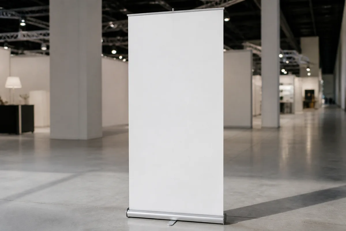 Roll-up publicitaire : formats, mécanisme et fichier