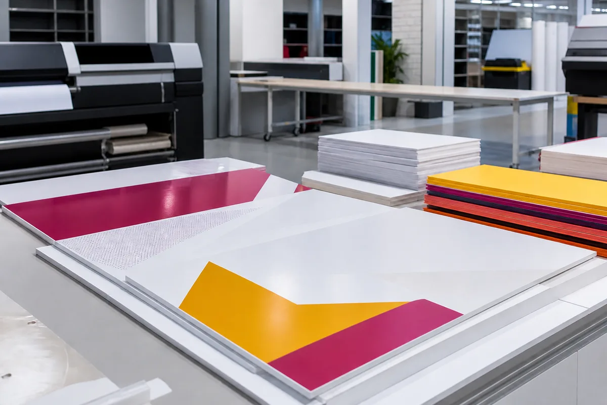Impression sur panneau PVC : usages et conseils